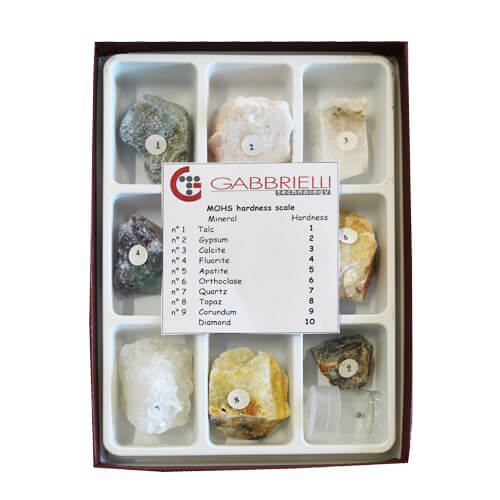 Gabbrielli意大(da)利(li)MOHS鉛筆咊(he)鑛(kuang)石(shi)